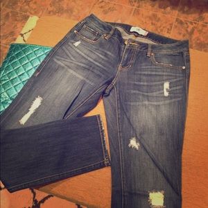 CABI slim boyfriend jeans Size 4